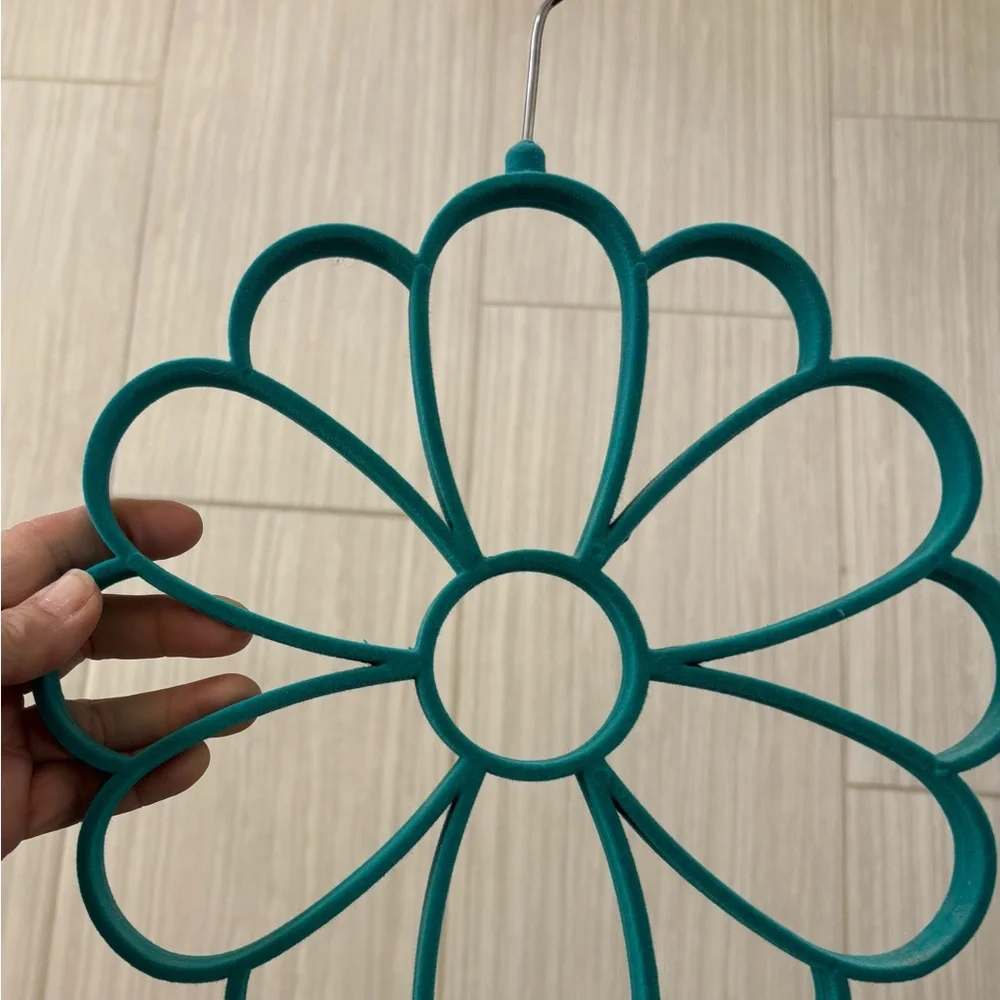 Teal Velvet Hanger Protector for Home Organization